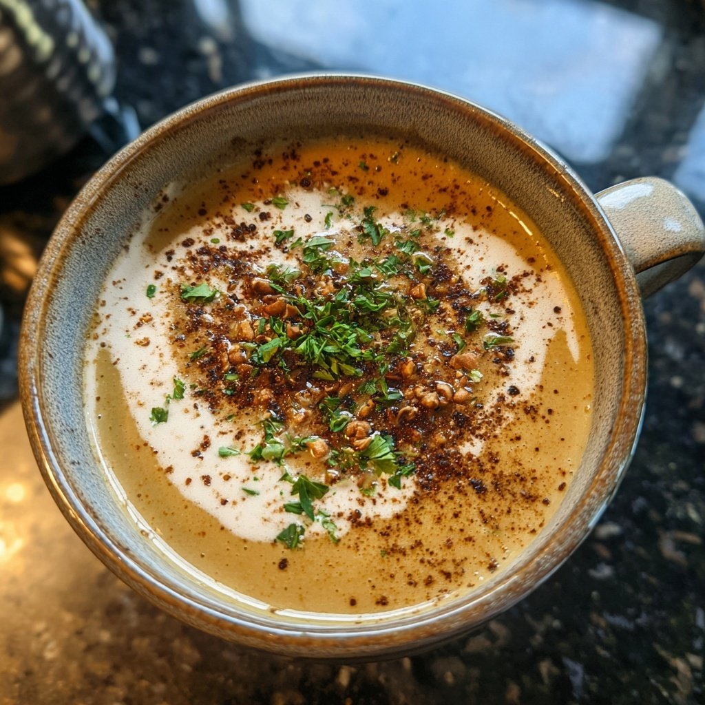 Blumenkohlsuppe mit Muskatnuss