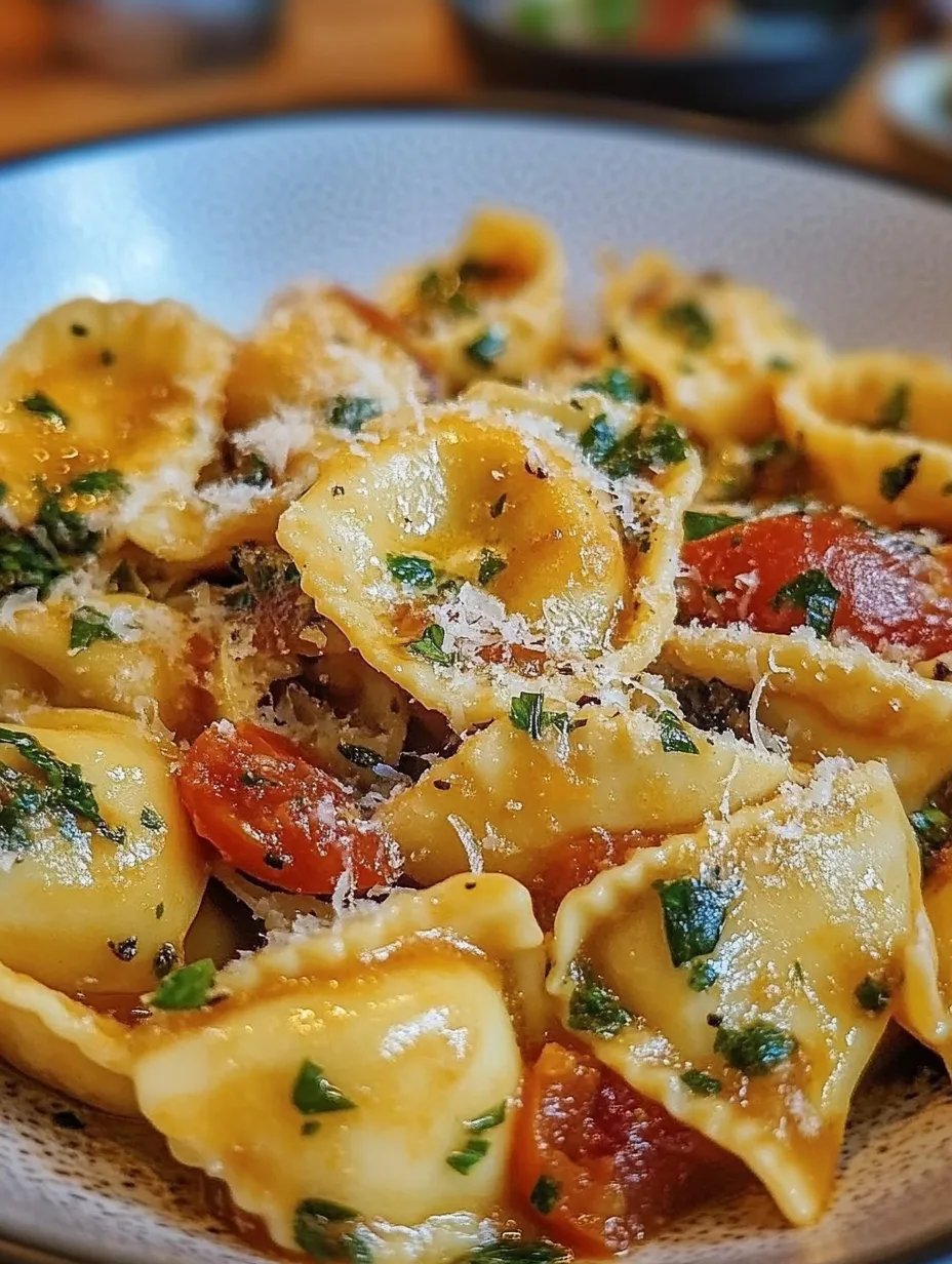 Bunte Ravioli-Gemüse-Pfanne