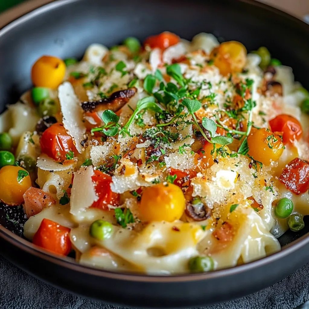 Spätzleauflauf mit Gemüse