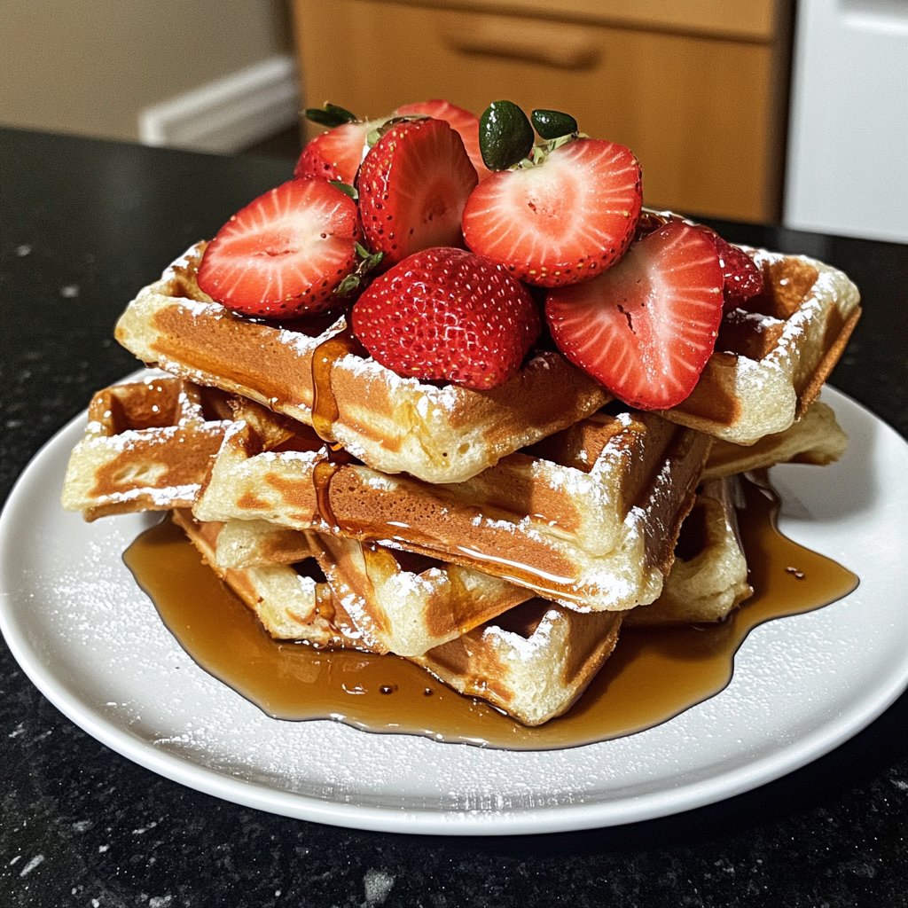 Waffeln für die Familie