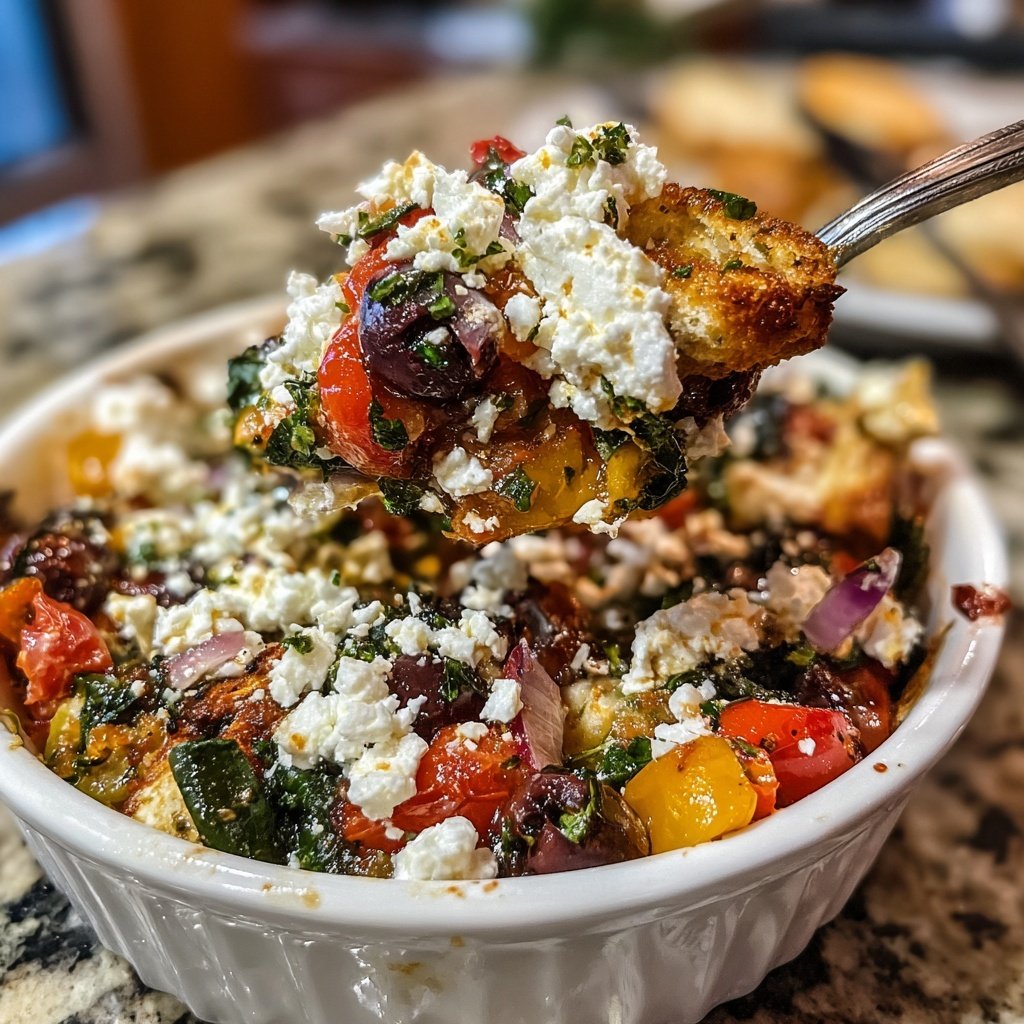 Gesund & Leicht Mediterrane Gemüsepfanne mit Feta