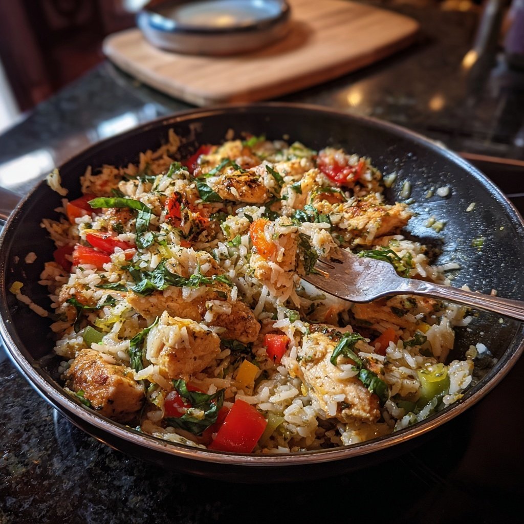 Kalorienarme Pfanne Mit Reis