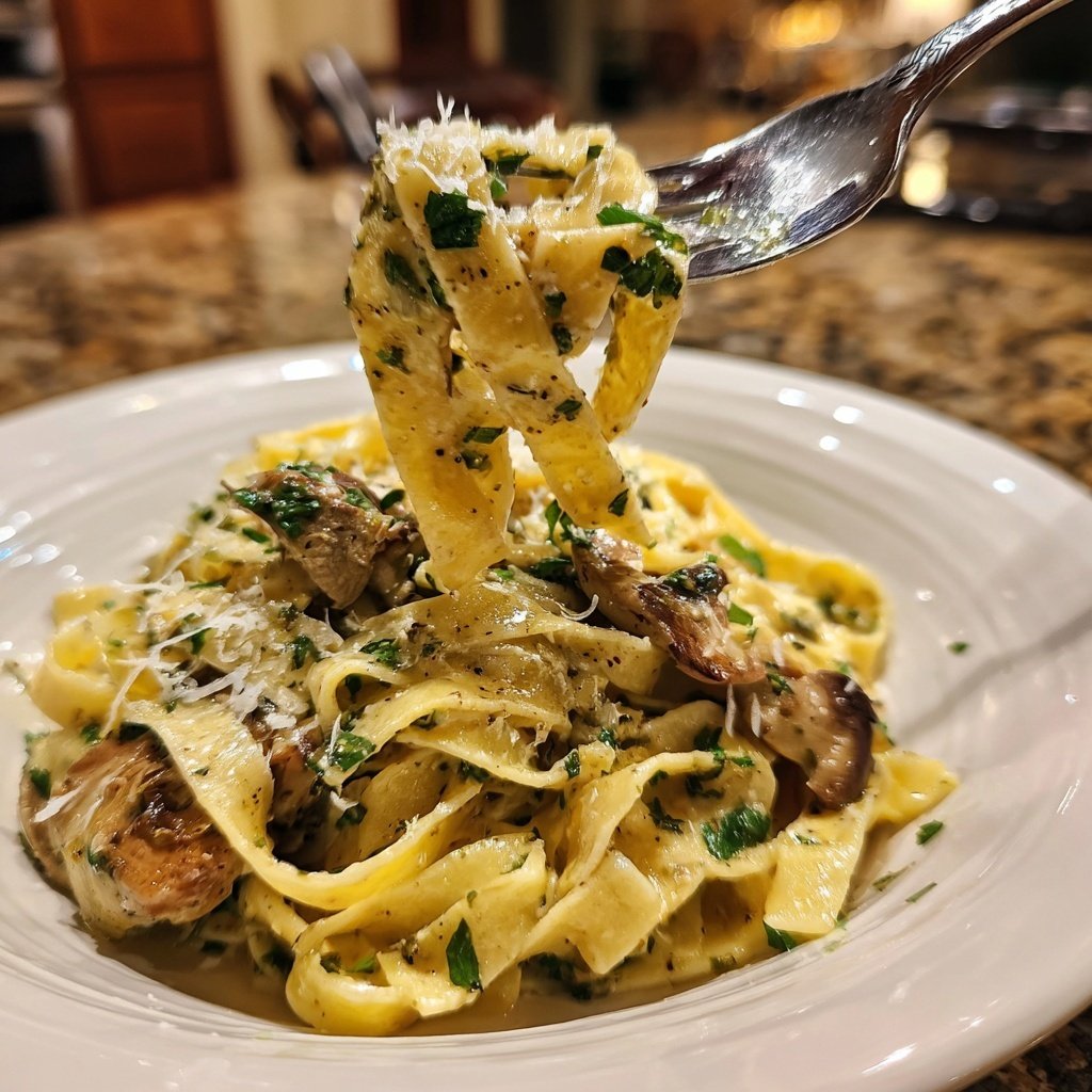 Tagliatelle mit Steinpilzen