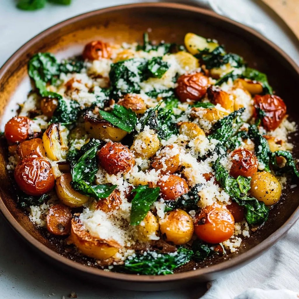 Schnelle Grünkohlpfanne mit getrockneten Tomaten