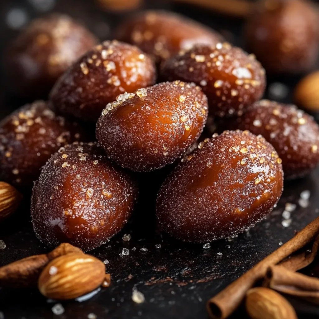 Einfache Gebrannte Mandeln im Weihnachtsmarkt-Style