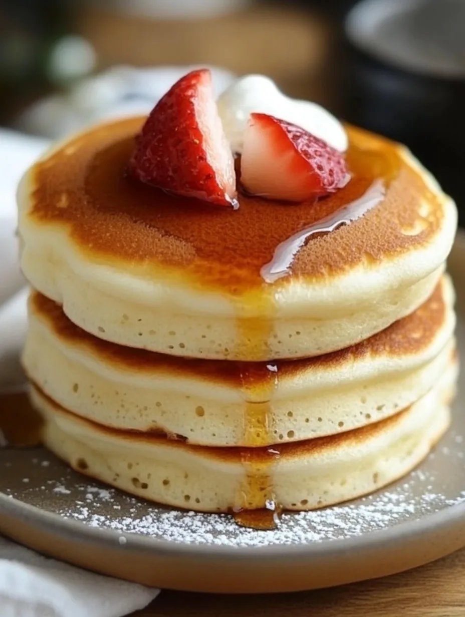 Fluffige Japanische Soufflé-Pfannkuchen