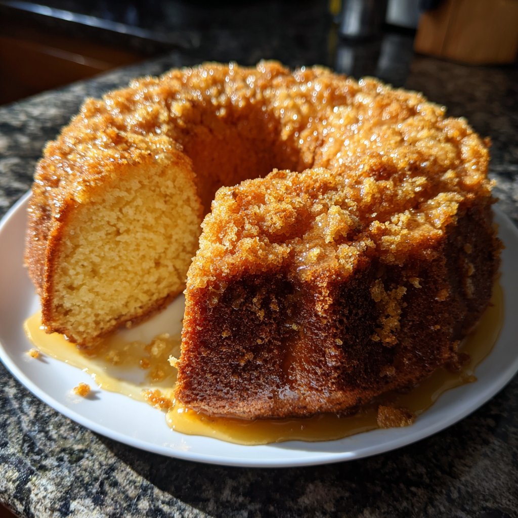 Zitronenkuchen mit Honig