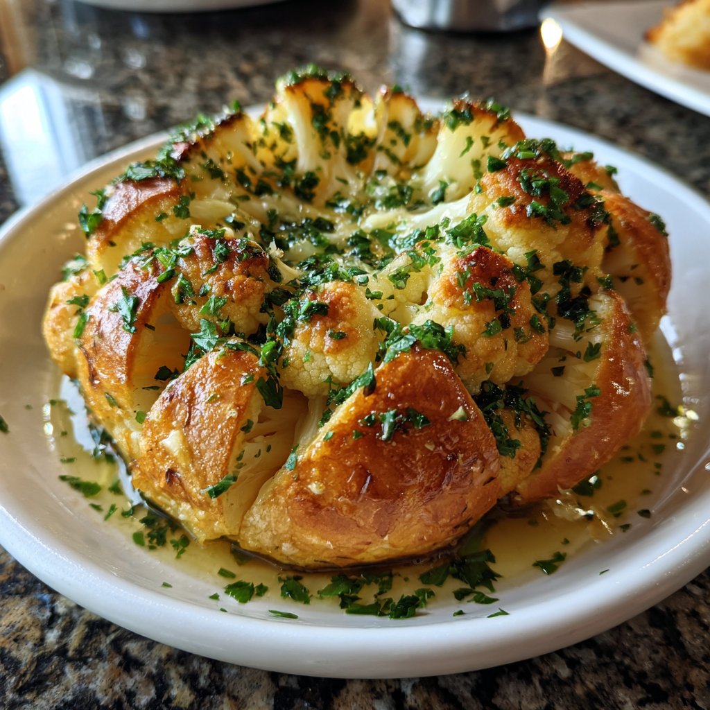Blumenkohl mit Knoblauchbutter