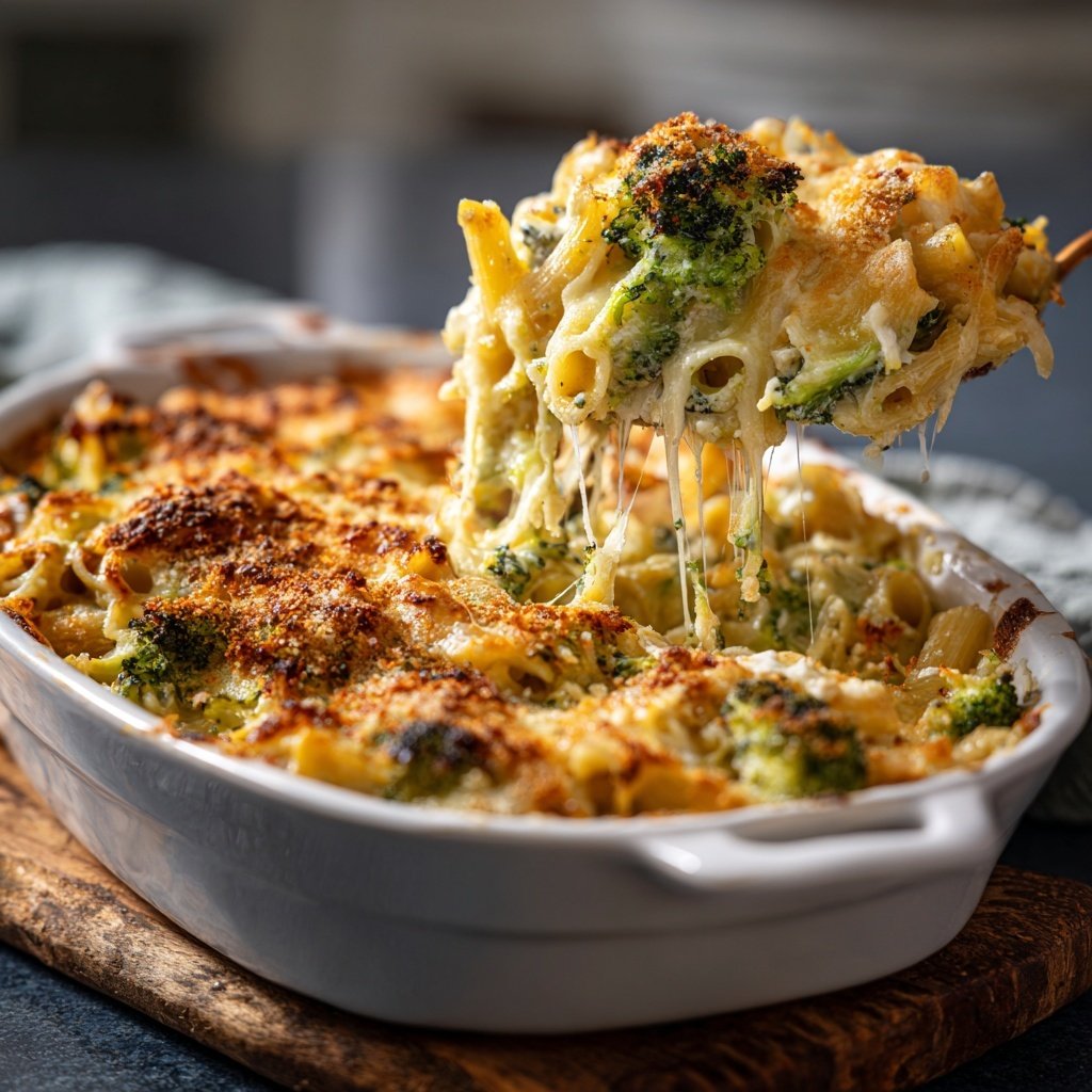 Brokkoli Auflauf Mit Vollkornnudeln