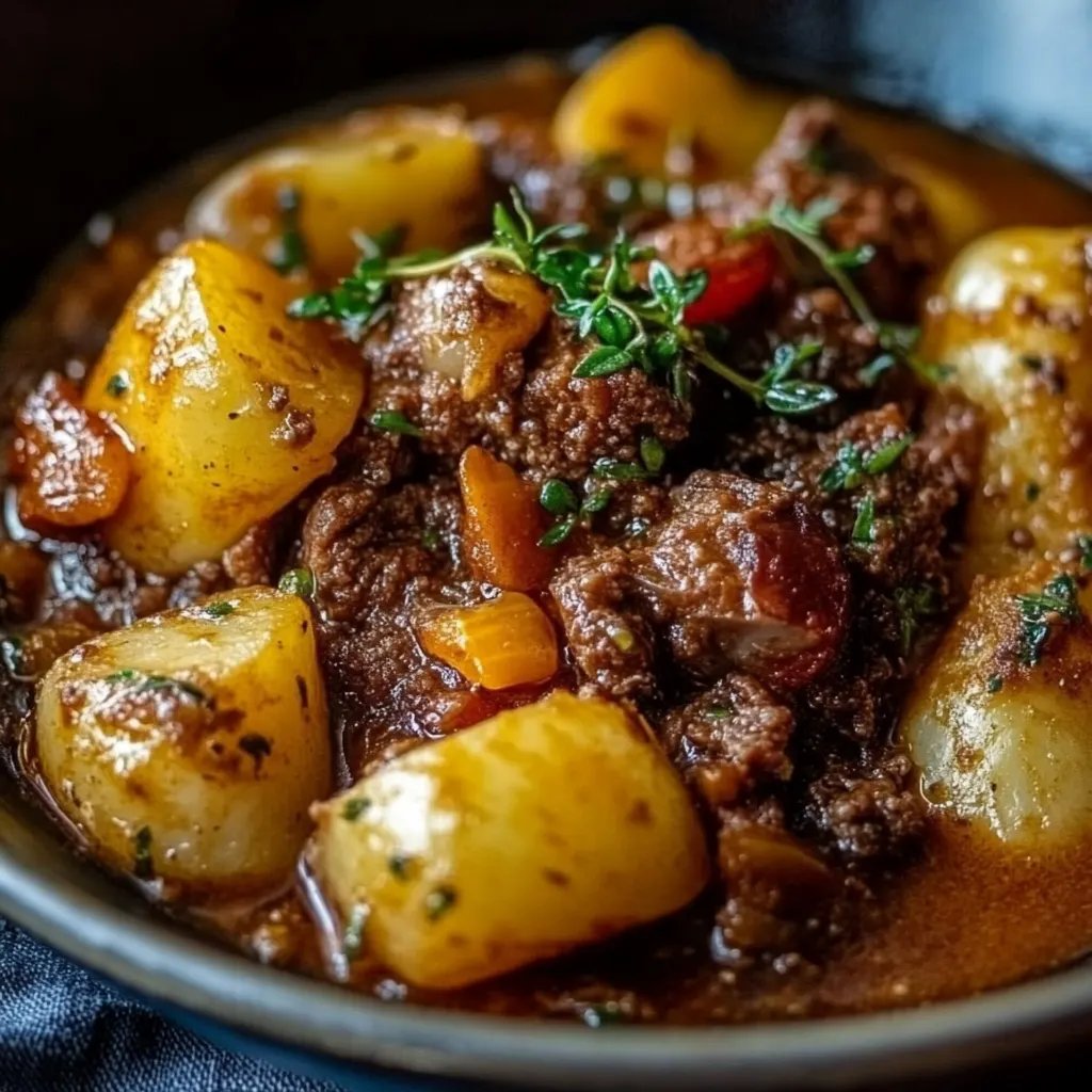 Bauerntopf mit Hackfleisch und Kartoffeln