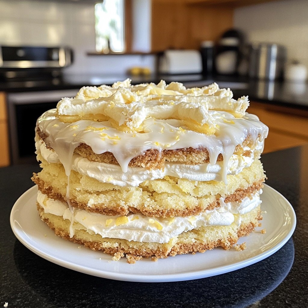 Zitronenkuchen fluffig