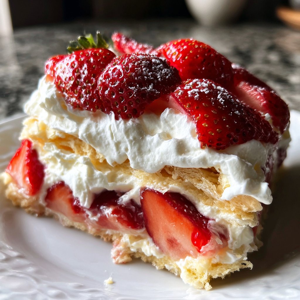 Erdbeerkuchen Mit Sahne