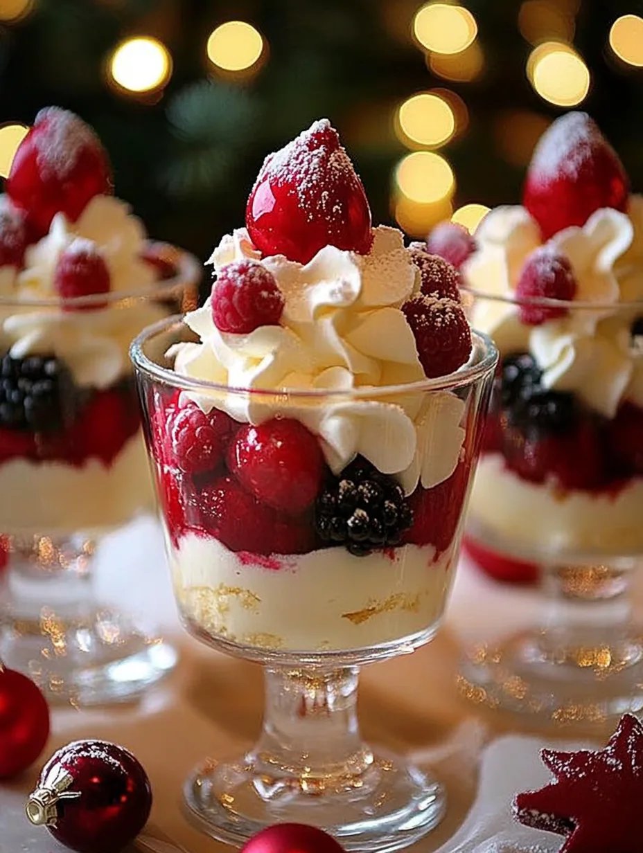 Mini Christmas Trifles