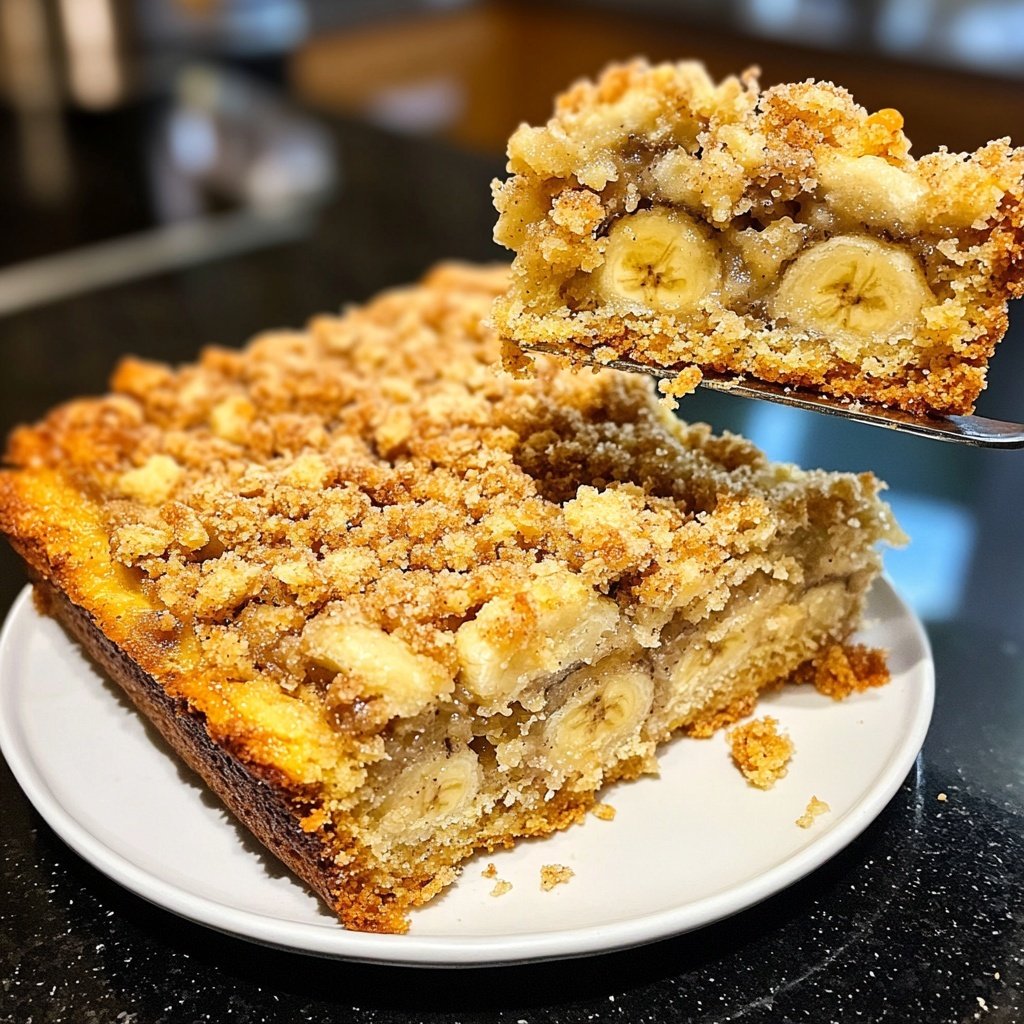 Bananenkuchen mit Streuseln